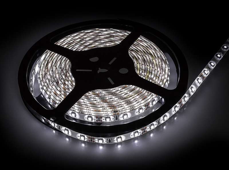 Лента светодиодная SMD5630-IP20-12V-19W/m 6000К- 50 м Ecola