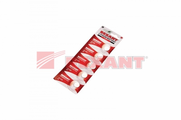 Литиевые батарейки CR1220 5 шт. 3 V 40 mAh блистер