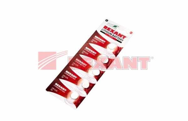 Литиевые батарейки CR1225 5 шт. 3 V 48 mAh блистер
